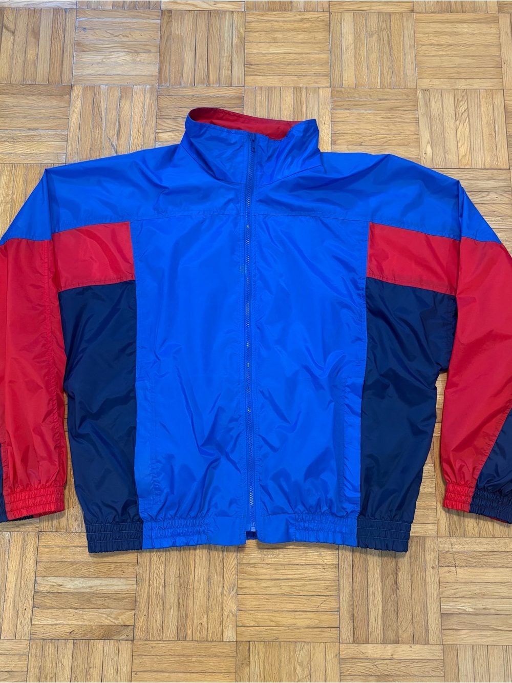 Vintage Athletic Works Color Block Windbreaker